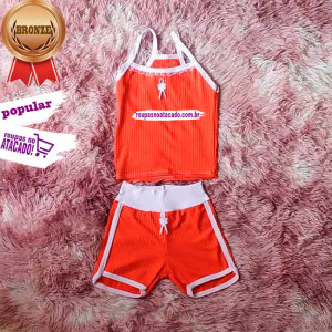 Conjunto Infantil Canelado 2 a 3 Anos